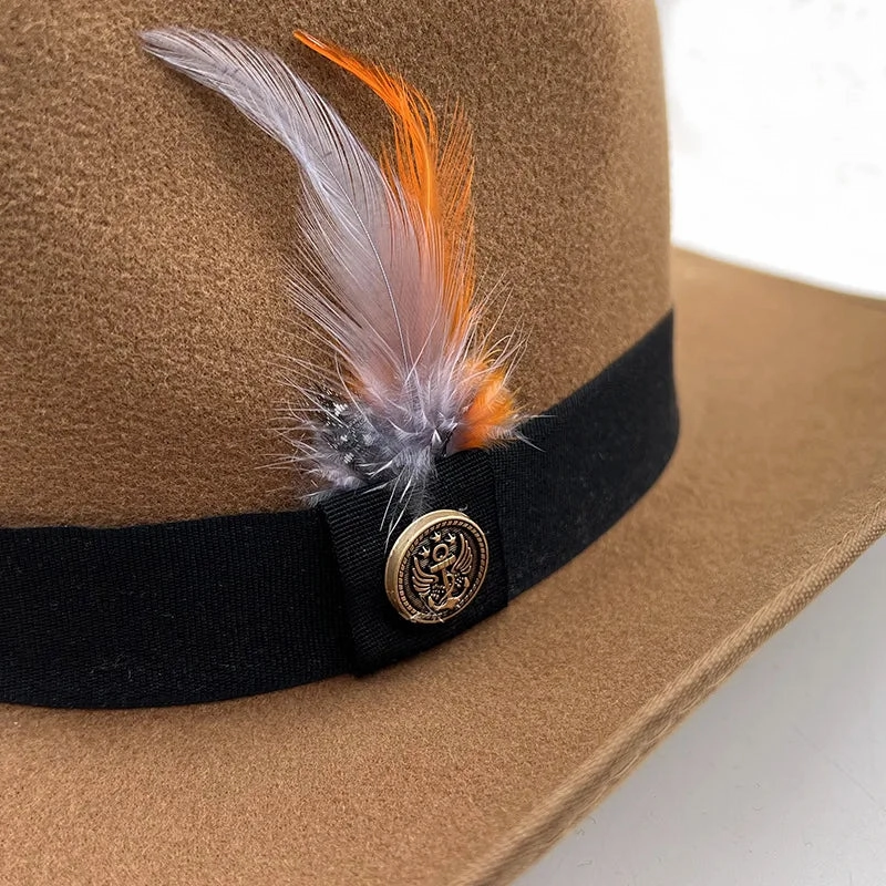 Winchester Feathers Cotton Cowboy Hat