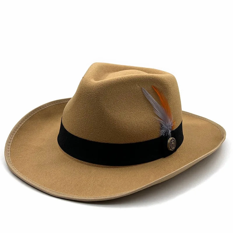 Winchester Feathers Cotton Cowboy Hat
