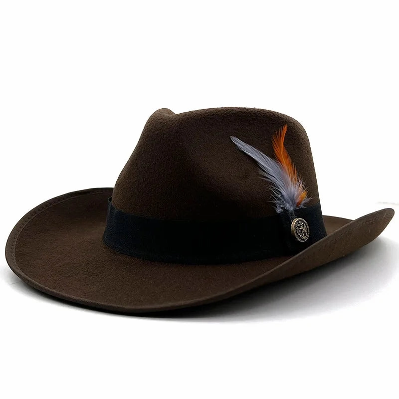 Winchester Feathers Cotton Cowboy Hat