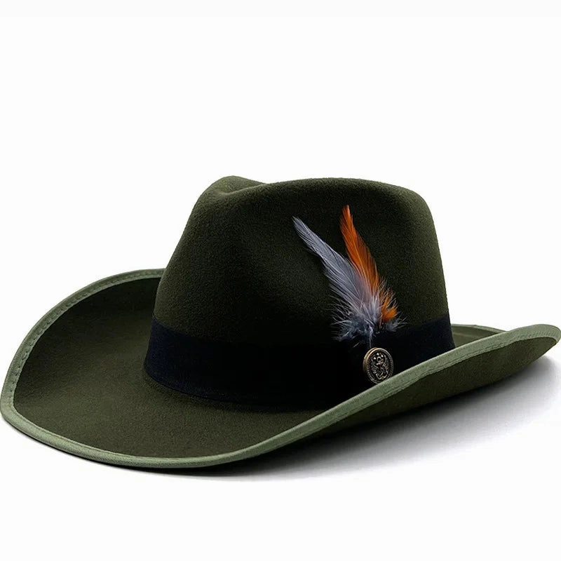 Winchester Feathers Cotton Cowboy Hat