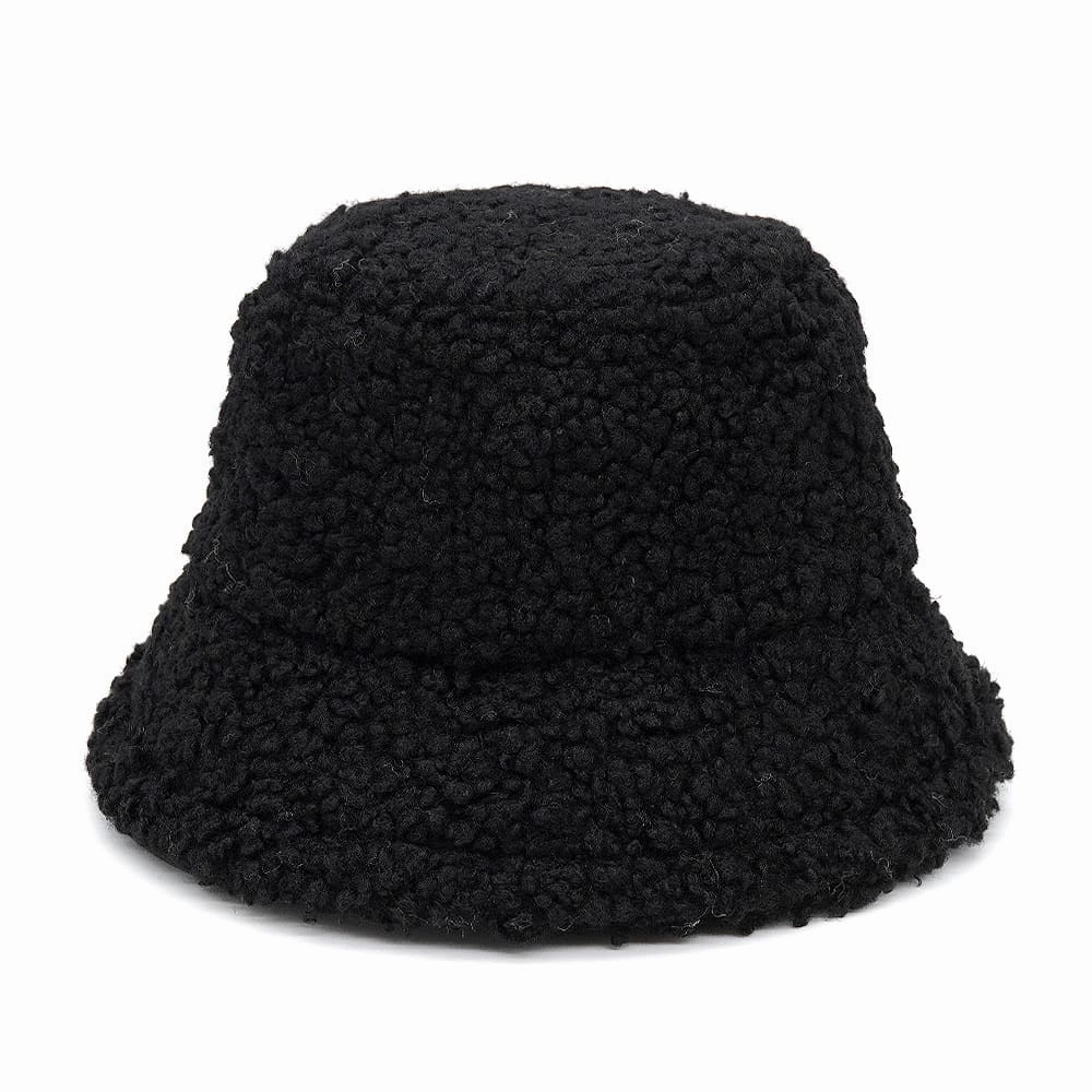 Winter Lamb Fur Bucket Hat