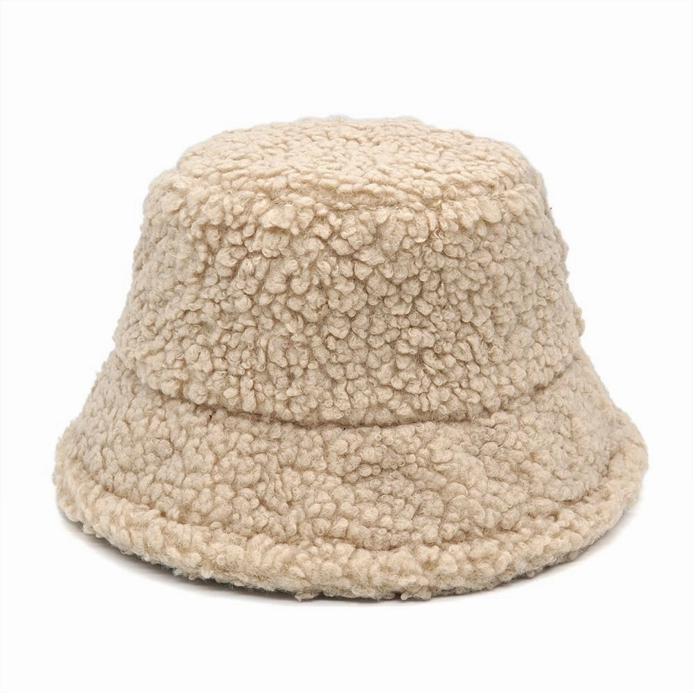 Winter Lamb Fur Bucket Hat