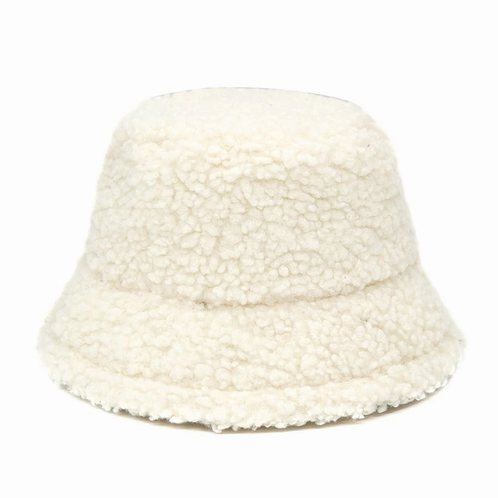 Winter Lamb Fur Bucket Hat