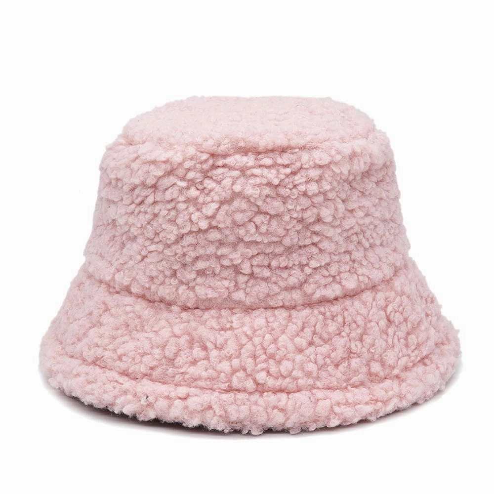 Winter Lamb Fur Bucket Hat