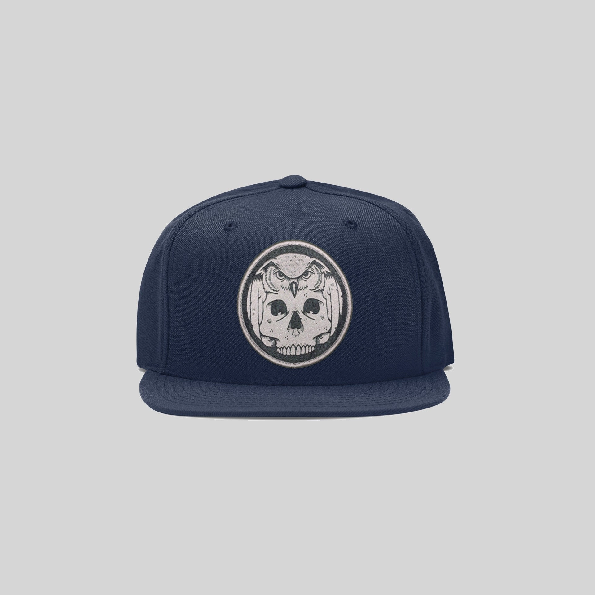 Wisdome Patch Navy Snapback by Jeremy Fish