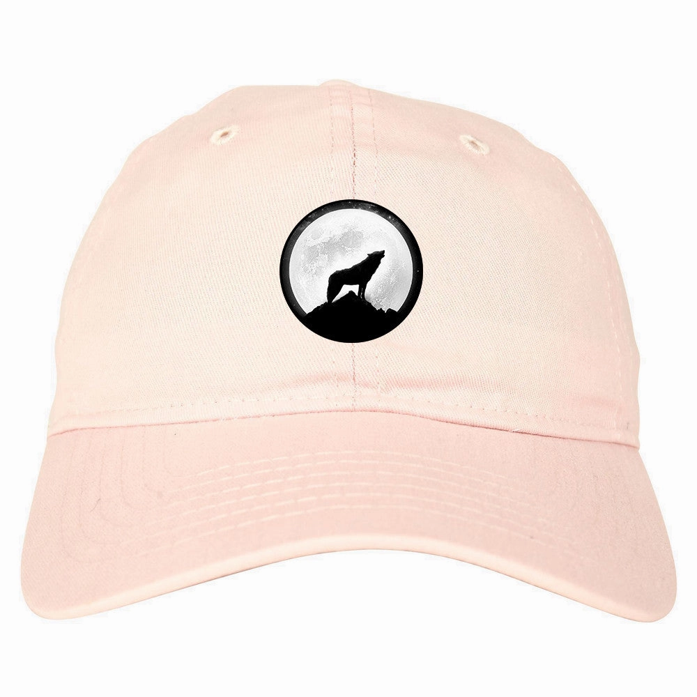 Wolf Howling Moon Dad Hat