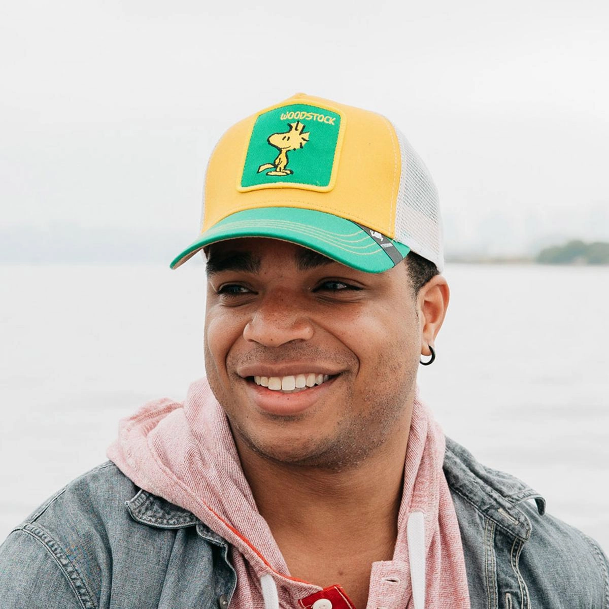 Woodstock Mesh Trucker Snapback Baseball Cap