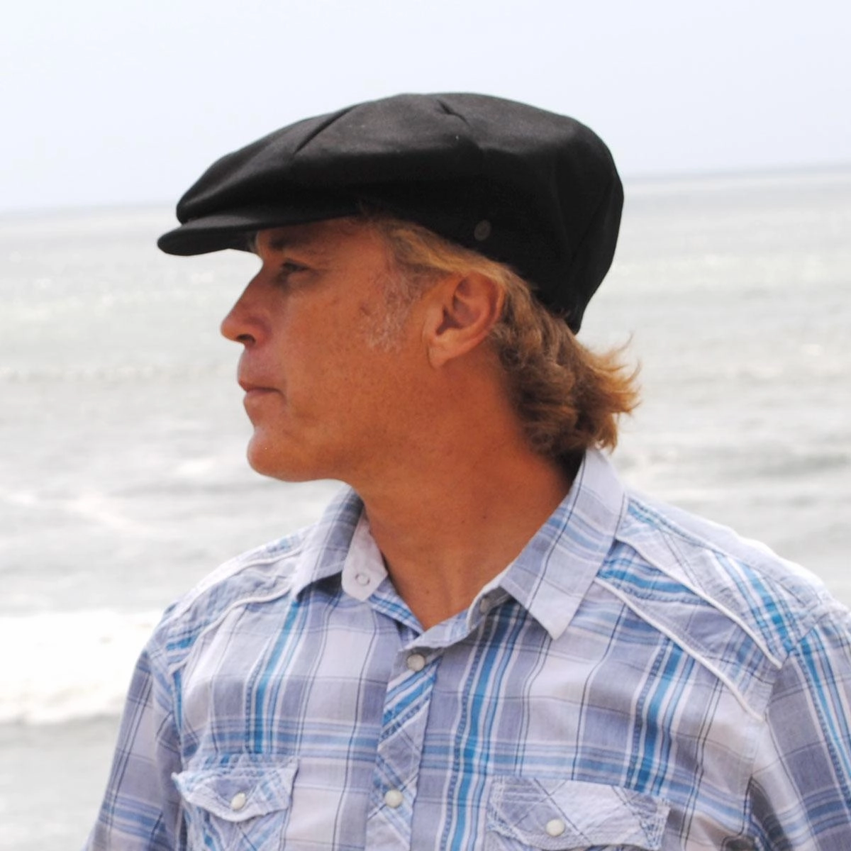 Wool Blend Solid Big Apple Cap