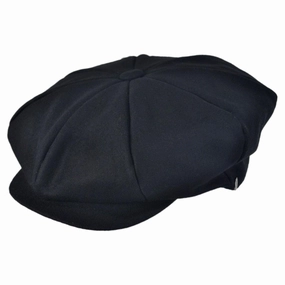 Wool Blend Solid Big Apple Cap