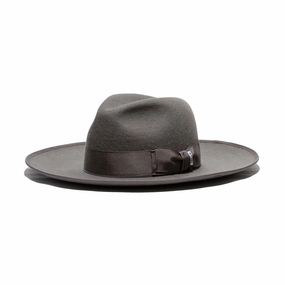 WOOL FRONT-H BRIM 9.5 - Gray