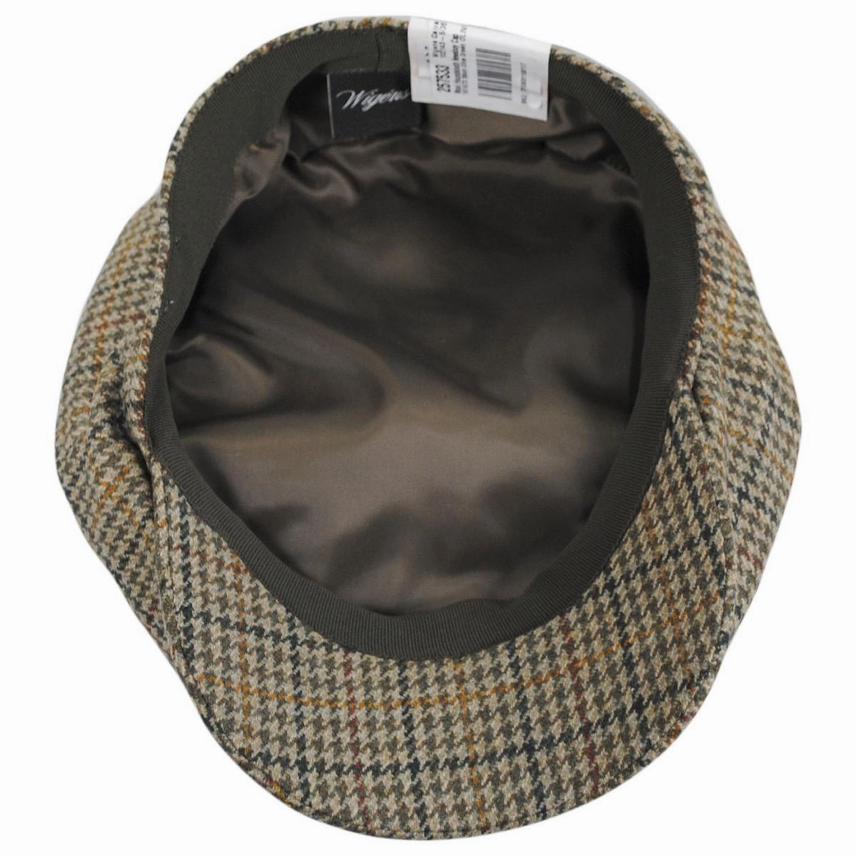 Wool Houndstooth Newsboy Cap