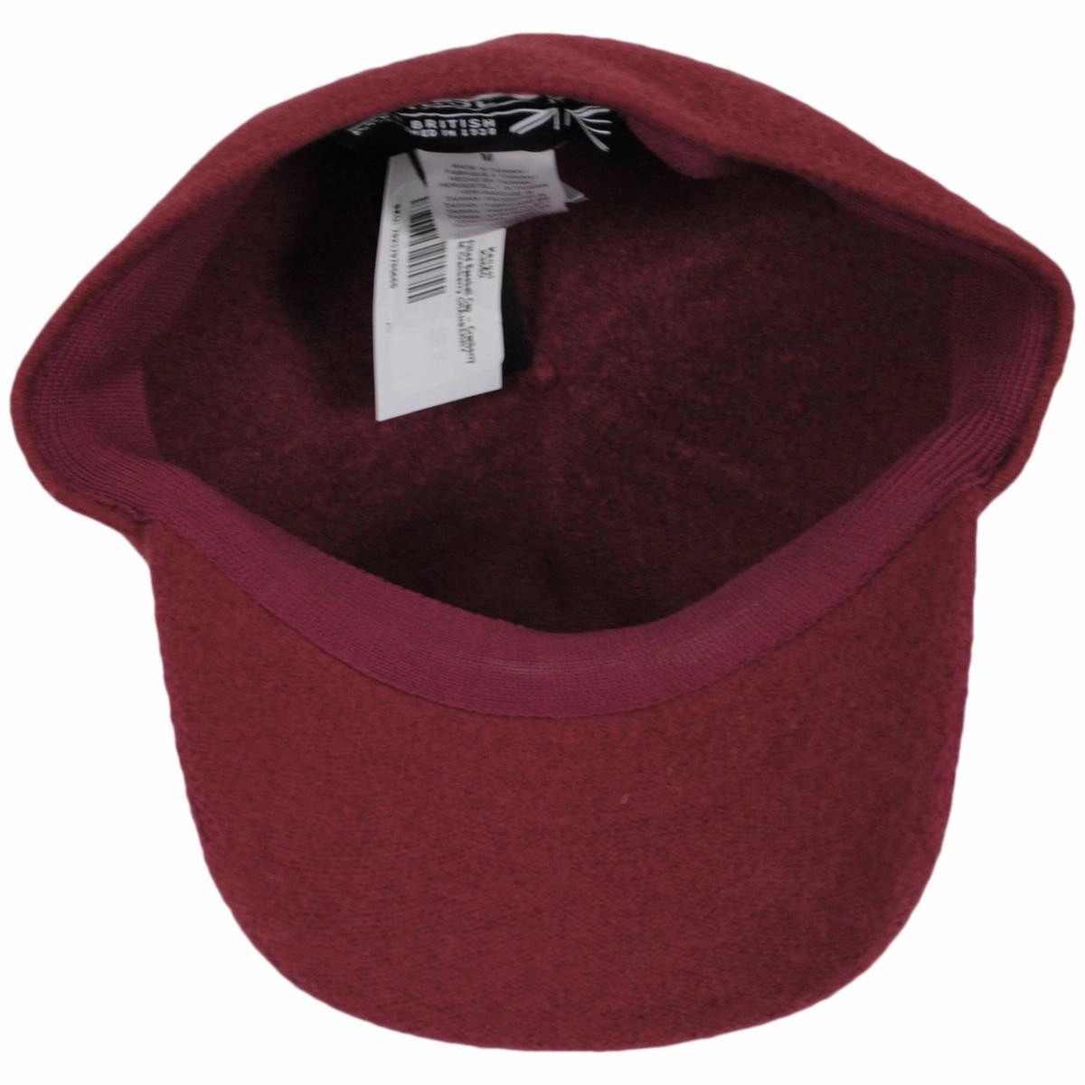 Wool Spacecap Fitted Baseball Cap - Cranberry