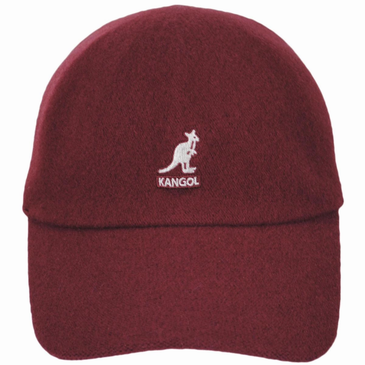 Wool Spacecap Fitted Baseball Cap - Cranberry