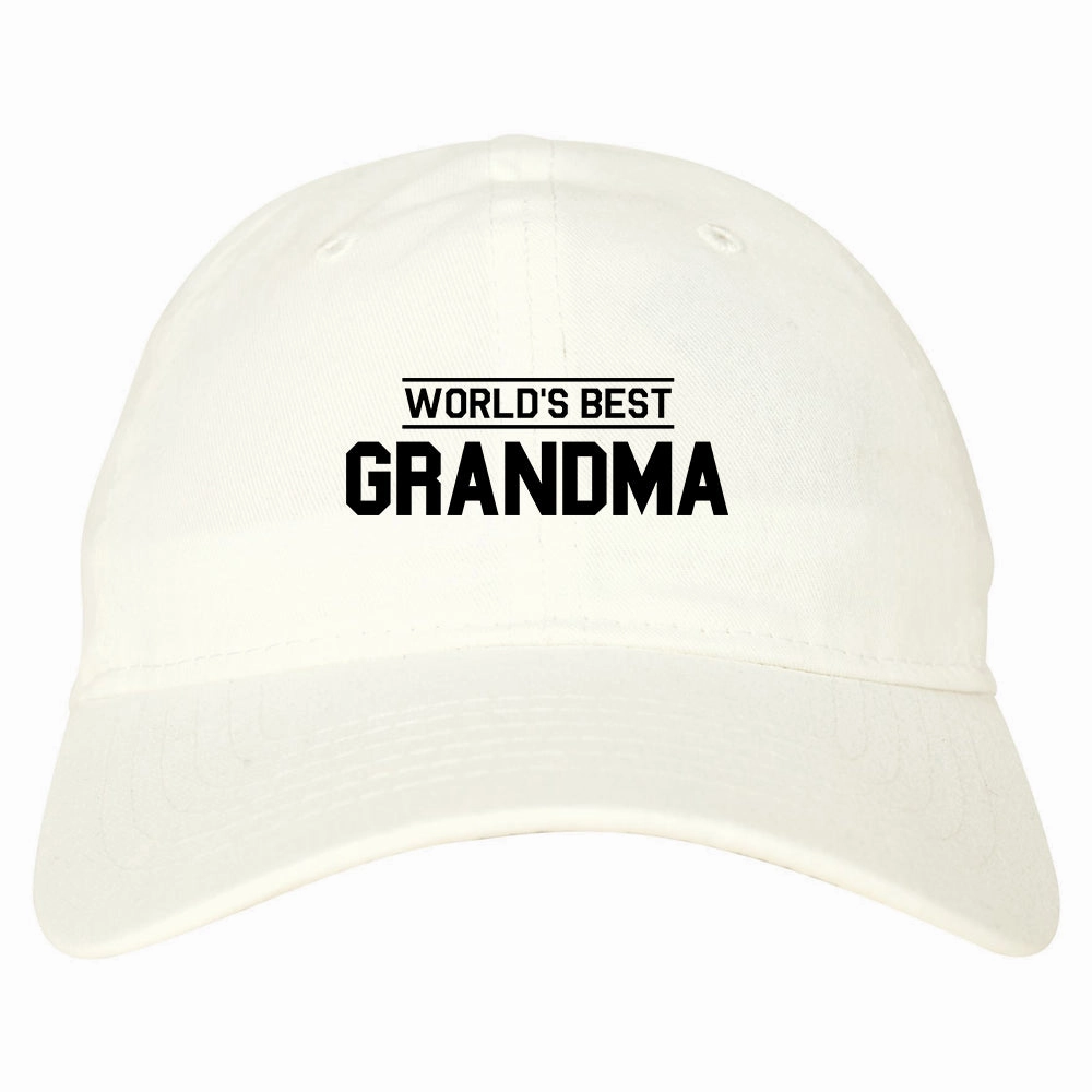 Worlds Best Grandma Gift Mens Dad Hat Baseball Cap