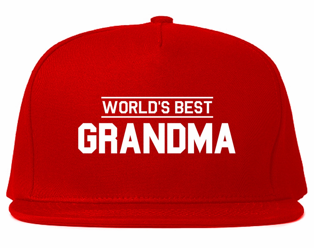 Worlds Best Grandma Gift Mens Snapback Hat