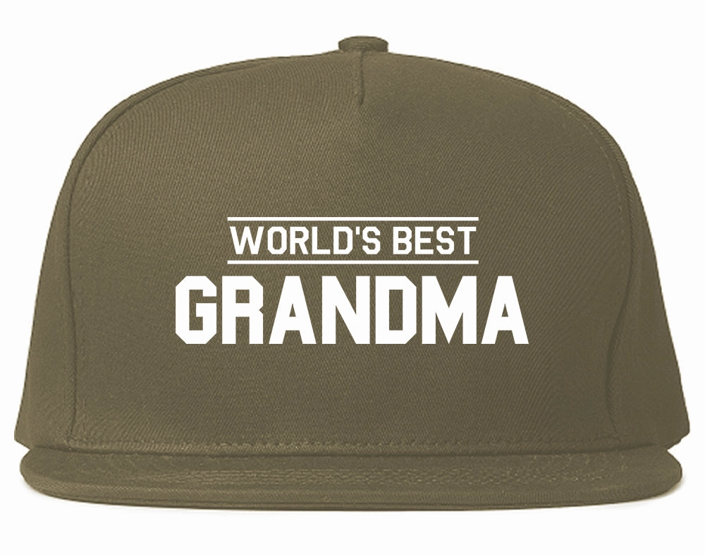 Worlds Best Grandma Gift Mens Snapback Hat