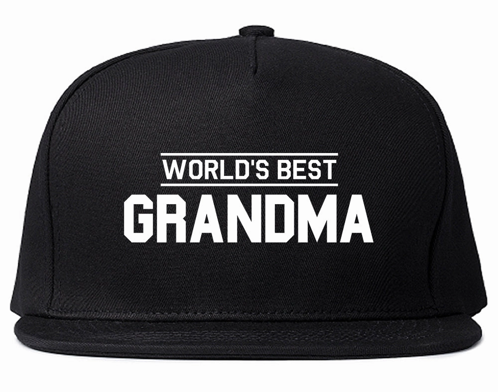 Worlds Best Grandma Gift Mens Snapback Hat