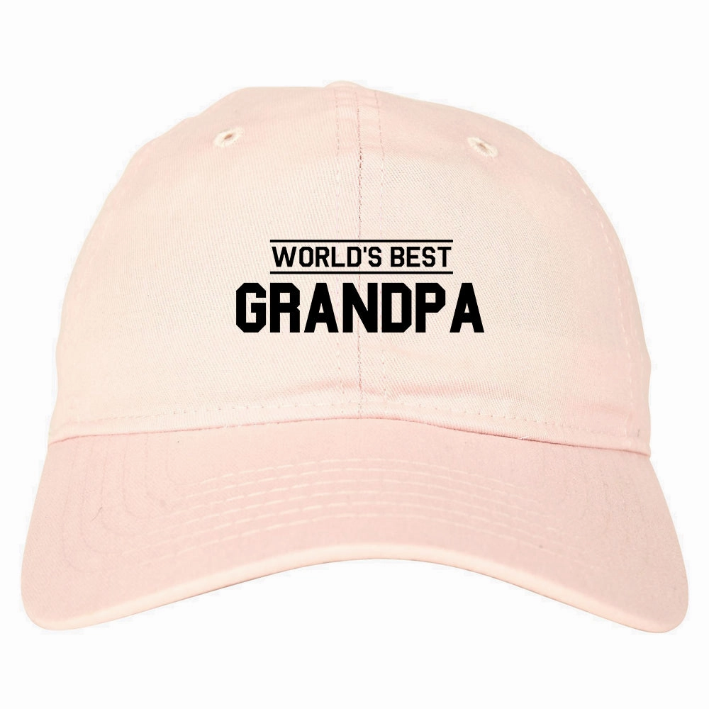 Worlds Best Grandpa Gift Mens Dad Hat Baseball Cap
