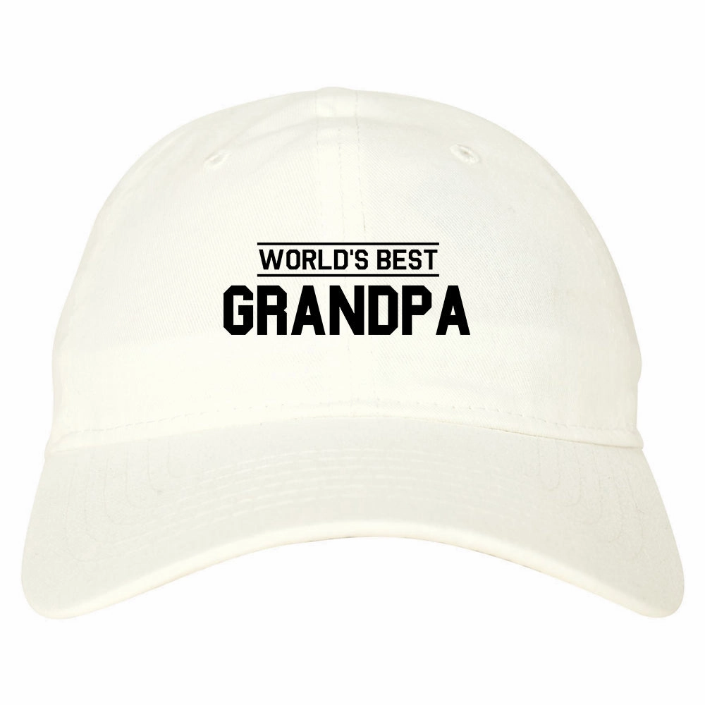 Worlds Best Grandpa Gift Mens Dad Hat Baseball Cap