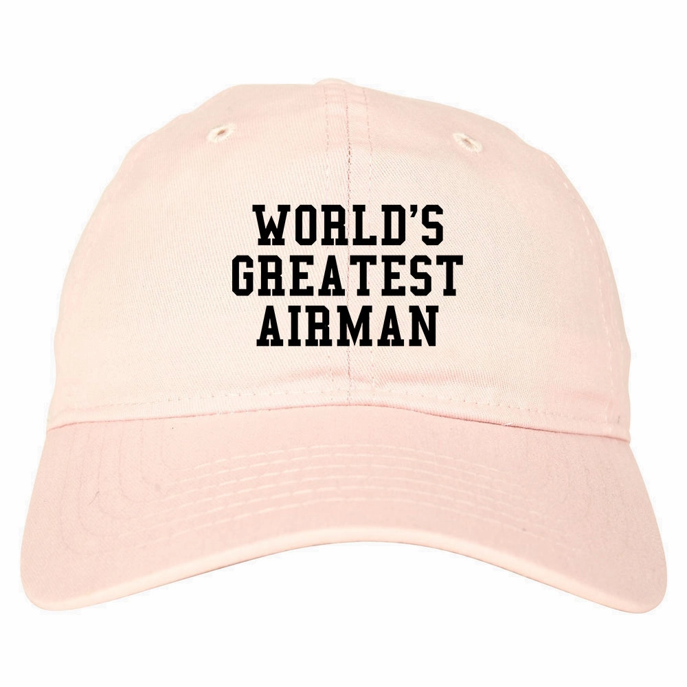 Worlds Greatest Airman Pilot Mens Dad Hat