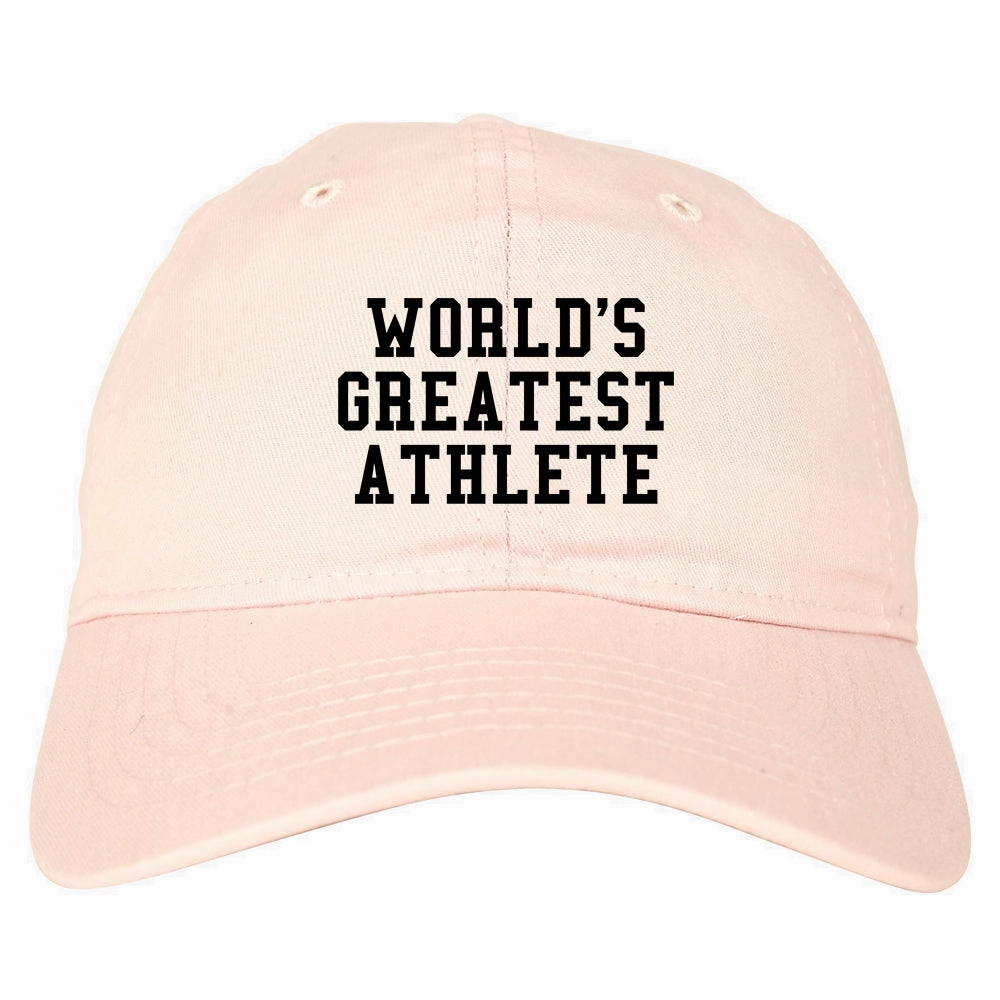Worlds Greatest Athlete Funny Sports Mens Dad Hat