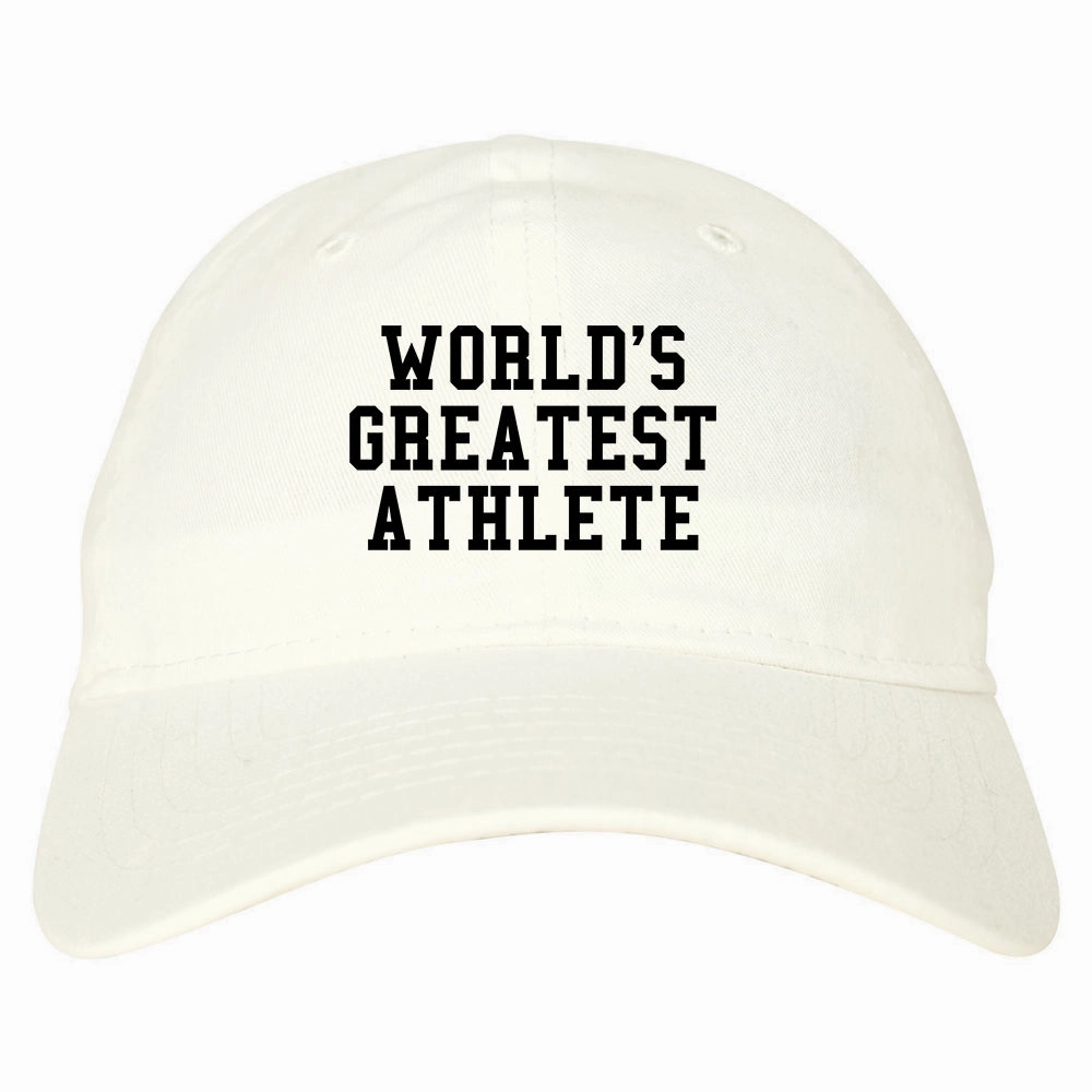 Worlds Greatest Athlete Funny Sports Mens Dad Hat