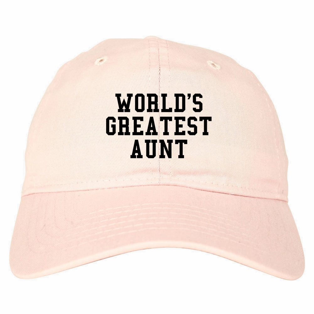 Worlds Greatest Aunt Auntie Birthday Gift Mens Dad Hat