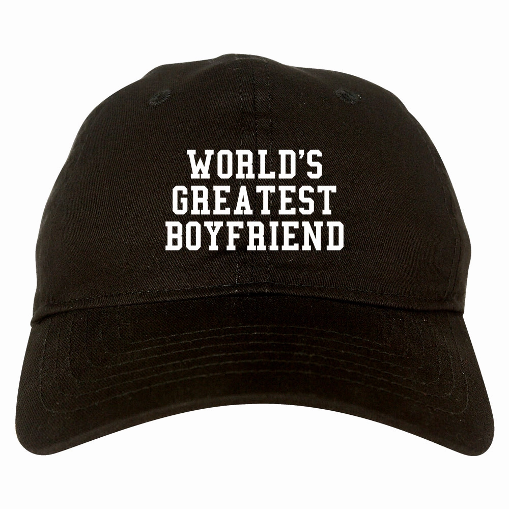 Worlds Greatest Boyfriend Funny Birthday Gift Mens Dad Hat