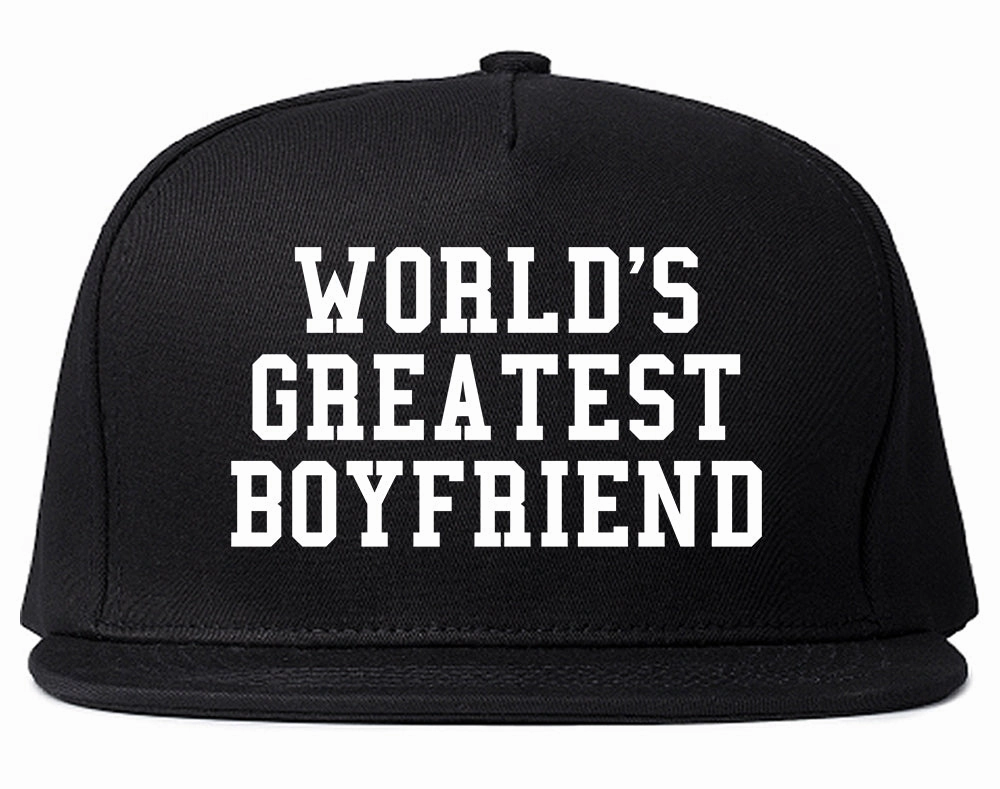 Worlds Greatest Boyfriend Funny Birthday Gift Mens Snapback Hat