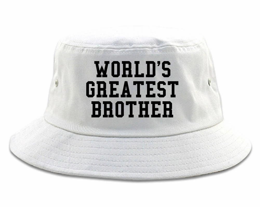 Worlds Greatest Brother Funny Birthday Mens Bucket Hat