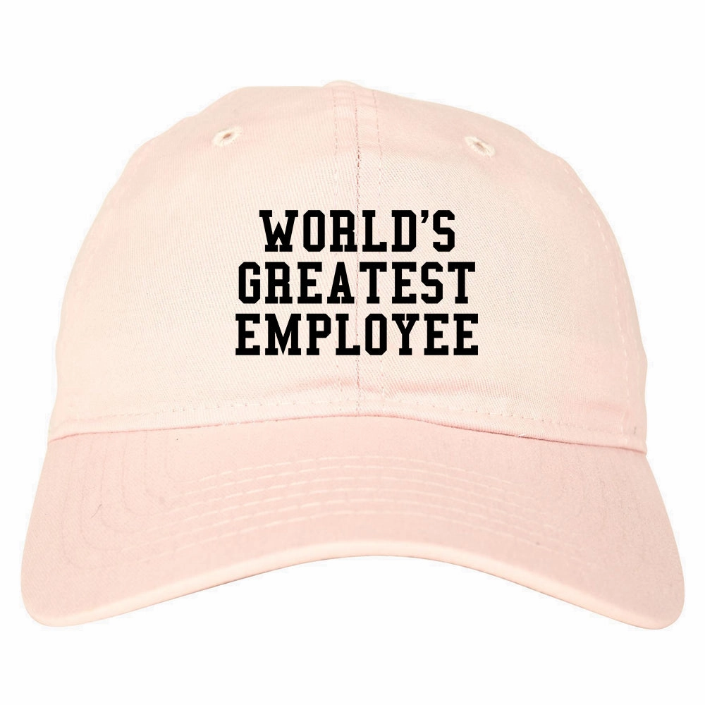 Worlds Greatest Employee Funny Christmas Mens Dad Hat