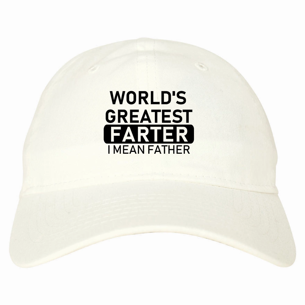 Worlds Greatest Farter Father Dad Day Mens Dad Hat