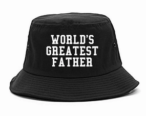 Worlds Greatest Father Dad Birthday Day Mens Bucket Hat