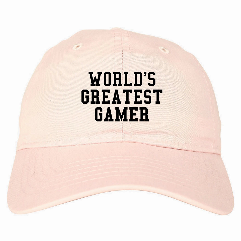 Worlds Greatest Gamer Funny Gaming Mens Dad Hat