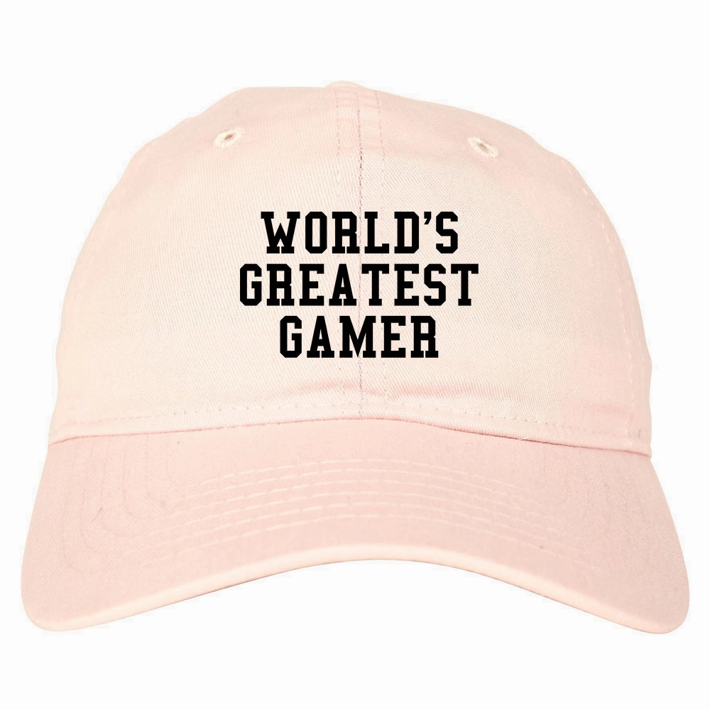 Worlds Greatest Gamer Funny Gaming Mens Dad Hat