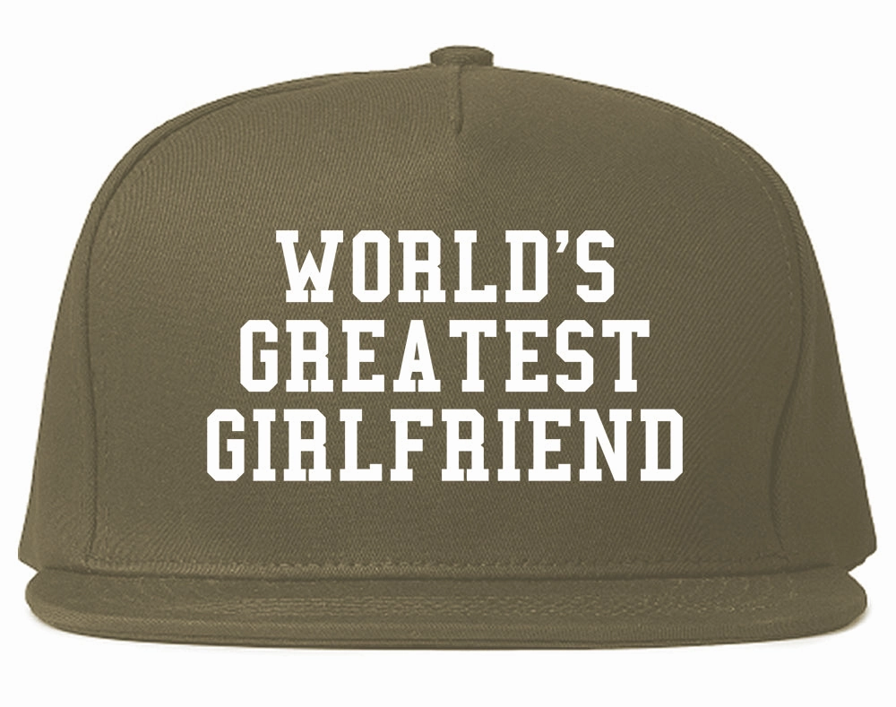 Worlds Greatest Girlfriend Funny Birthday Gift Mens Snapback Hat