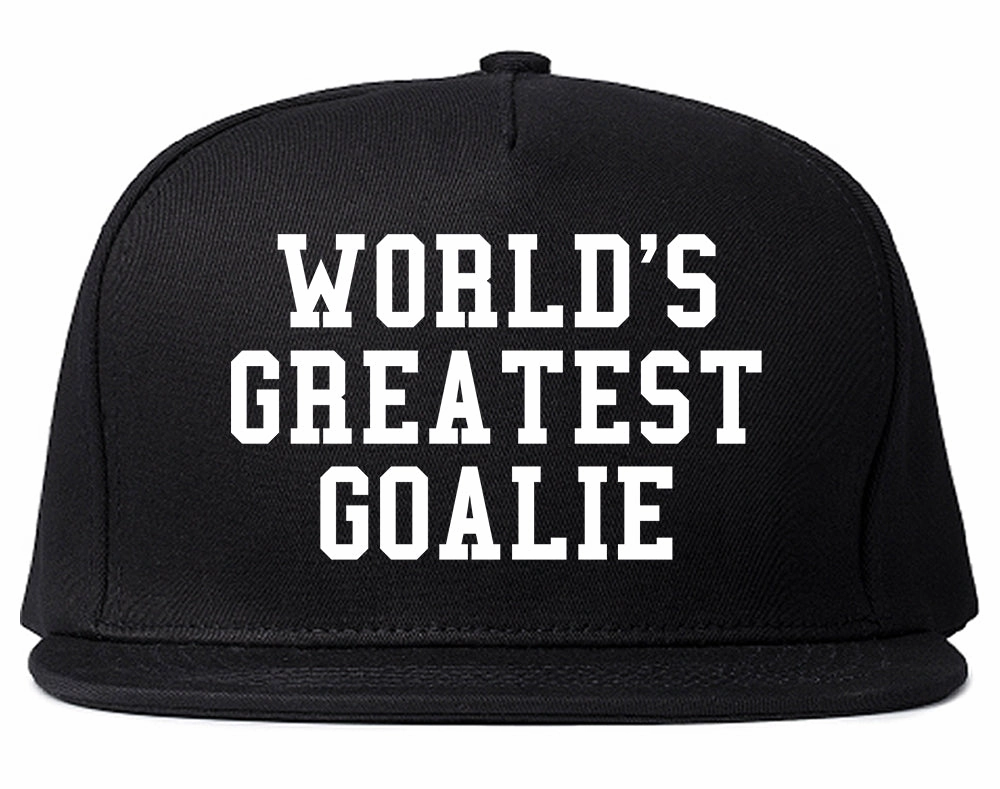Worlds Greatest Goalie Hockey Mens Snapback Hat