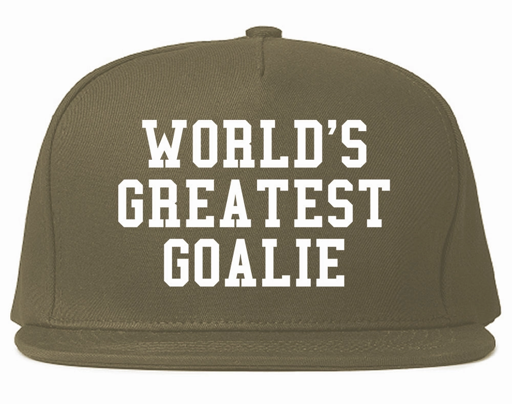 Worlds Greatest Goalie Hockey Mens Snapback Hat
