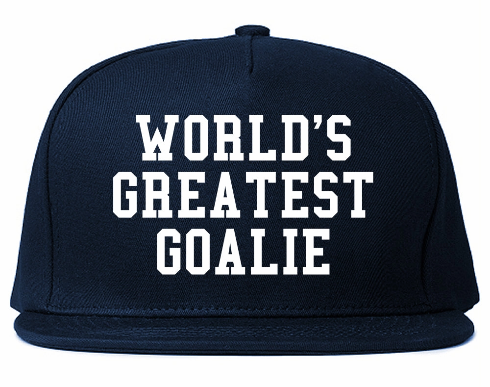 Worlds Greatest Goalie Hockey Mens Snapback Hat