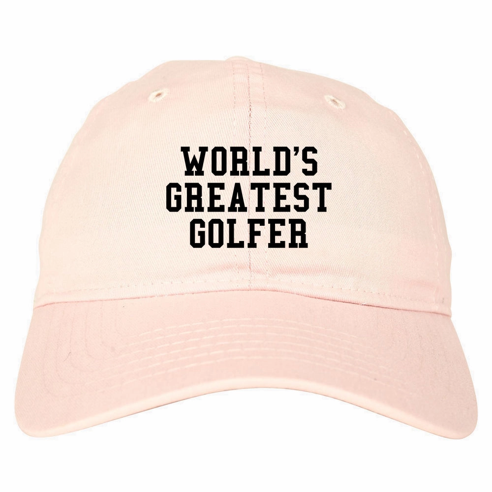 Worlds Greatest Golfer Funny Golf Mens Dad Hat