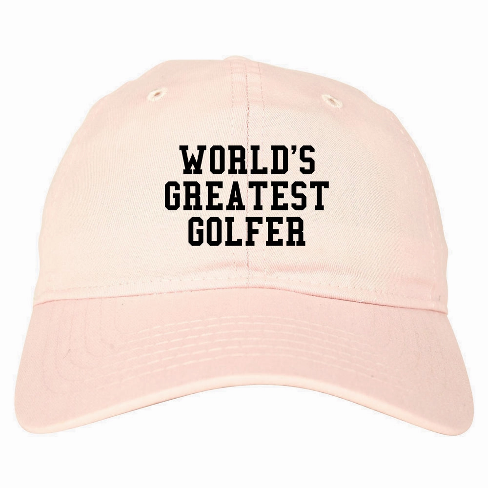 Worlds Greatest Golfer Funny Golf Mens Dad Hat