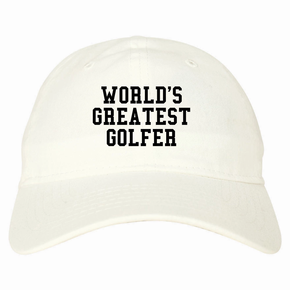 Worlds Greatest Golfer Funny Golf Mens Dad Hat