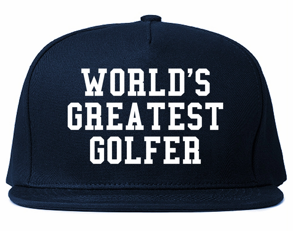 Worlds Greatest Golfer Funny Golf Mens Snapback Hat