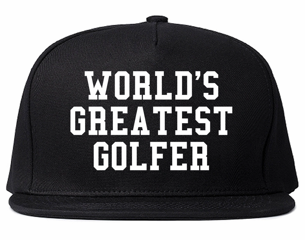 Worlds Greatest Golfer Funny Golf Mens Snapback Hat