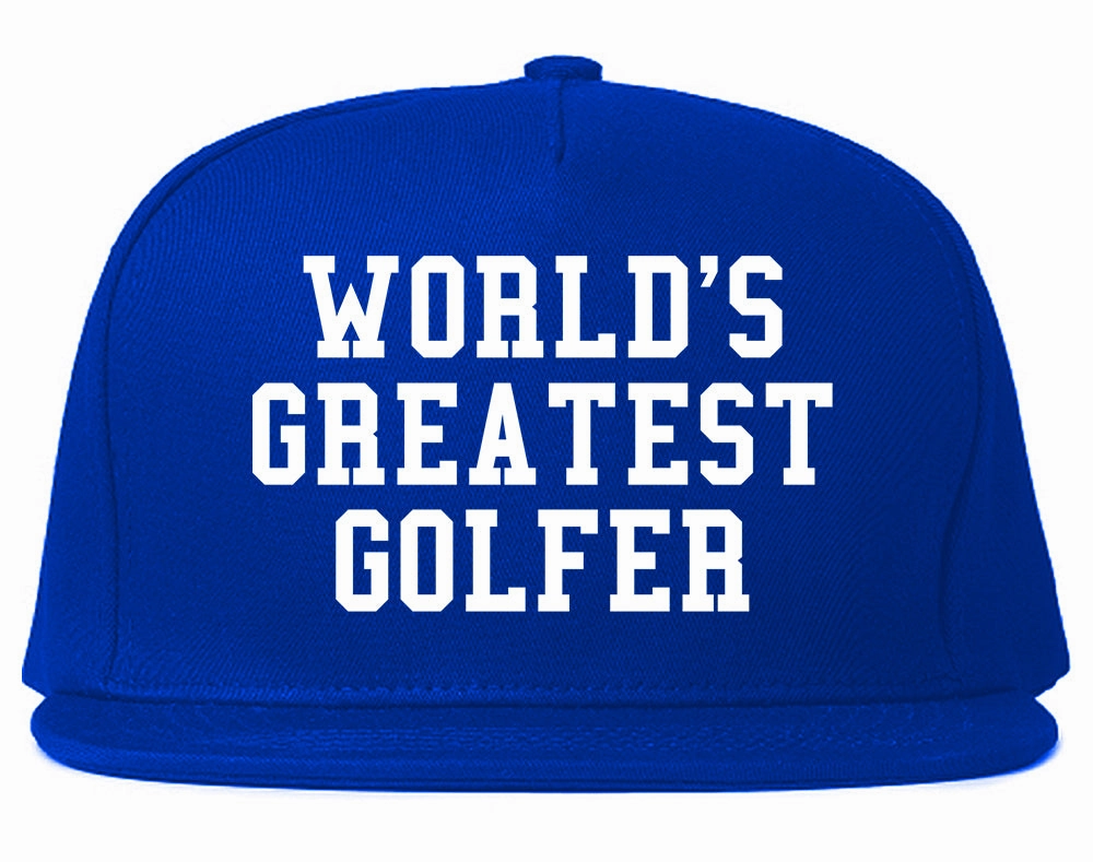Worlds Greatest Golfer Funny Golf Mens Snapback Hat