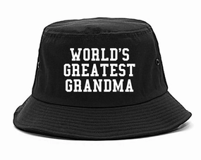Worlds Greatest Grandma Birthday Gift Mens Bucket Hat