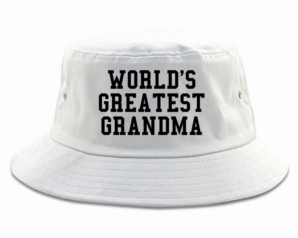 Worlds Greatest Grandma Birthday Gift Mens Bucket Hat