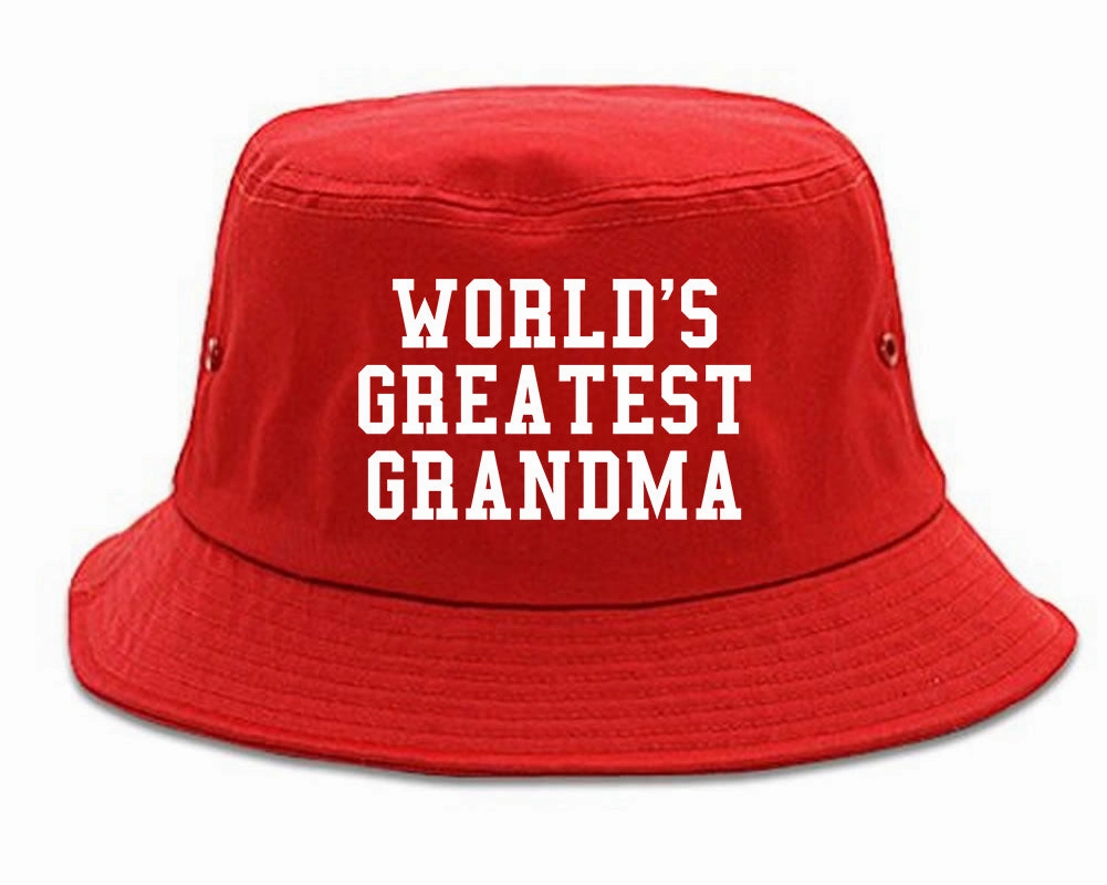 Worlds Greatest Grandma Birthday Gift Mens Bucket Hat