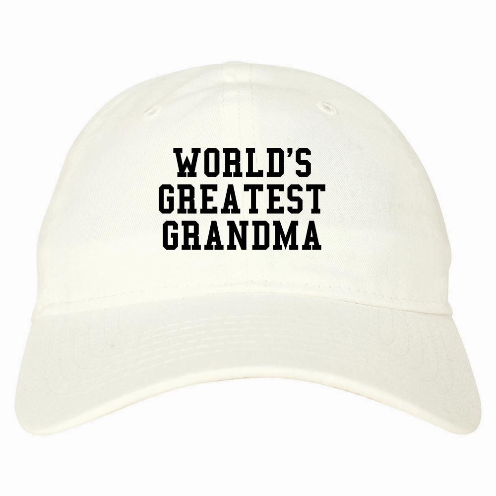 Worlds Greatest Grandma Birthday Gift Mens Dad Hat