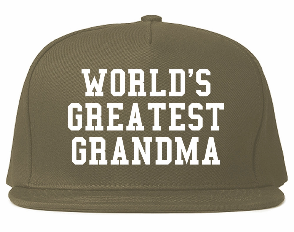 Worlds Greatest Grandma Birthday Gift Mens Snapback Hat
